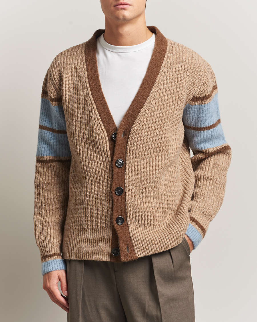 KENZO Boke Flower Crest Cardigan Beige at CareOfCarl.com