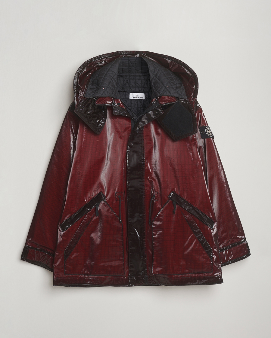 Men | Coats & Jackets | Stone Island | Short Ripstop Detachable Inner Parka Burgundy