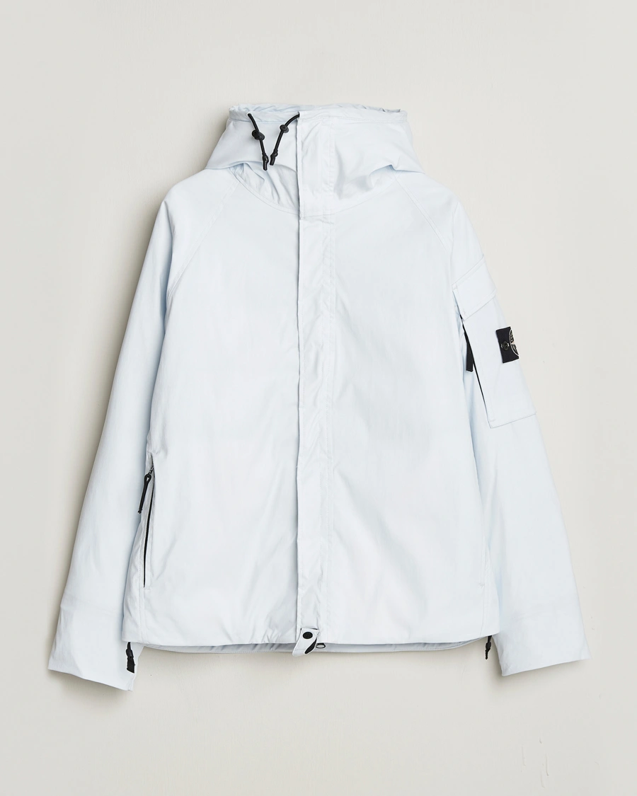 Men | Coats & Jackets | Stone Island | Short Parka Ice Jacket Sky Blue