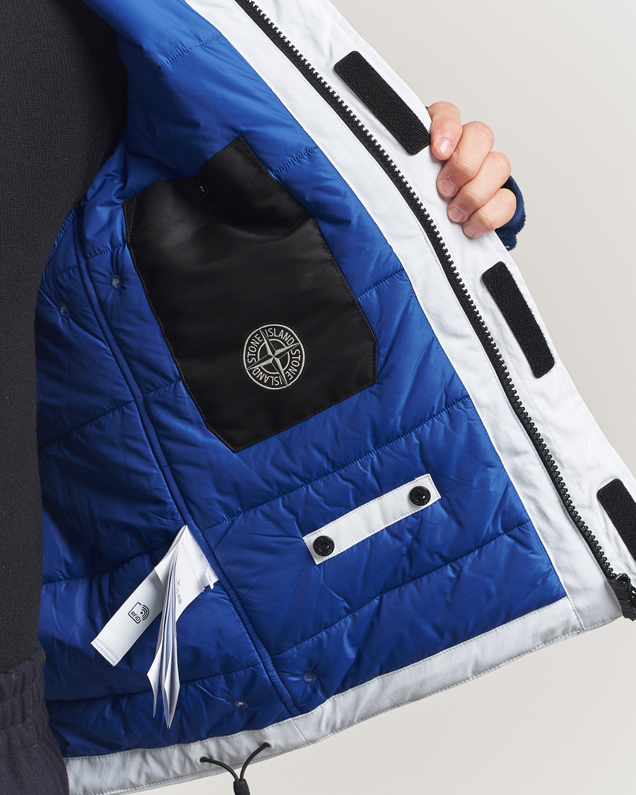 Men | Coats & Jackets | Stone Island | Short Parka Ice Jacket Sky Blue