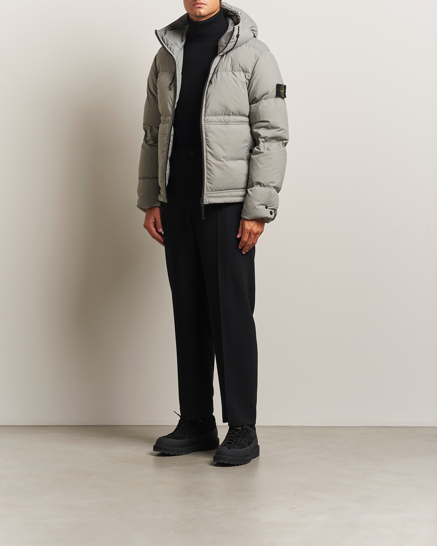 Men | Coats & Jackets | Stone Island | Ripstop Cordura Padded Down Parka Cement