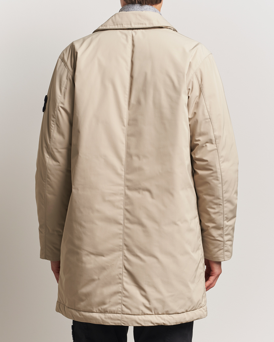 Men | Coats & Jackets | Stone Island | Micro Twill Primaloft Padded Coat Beige