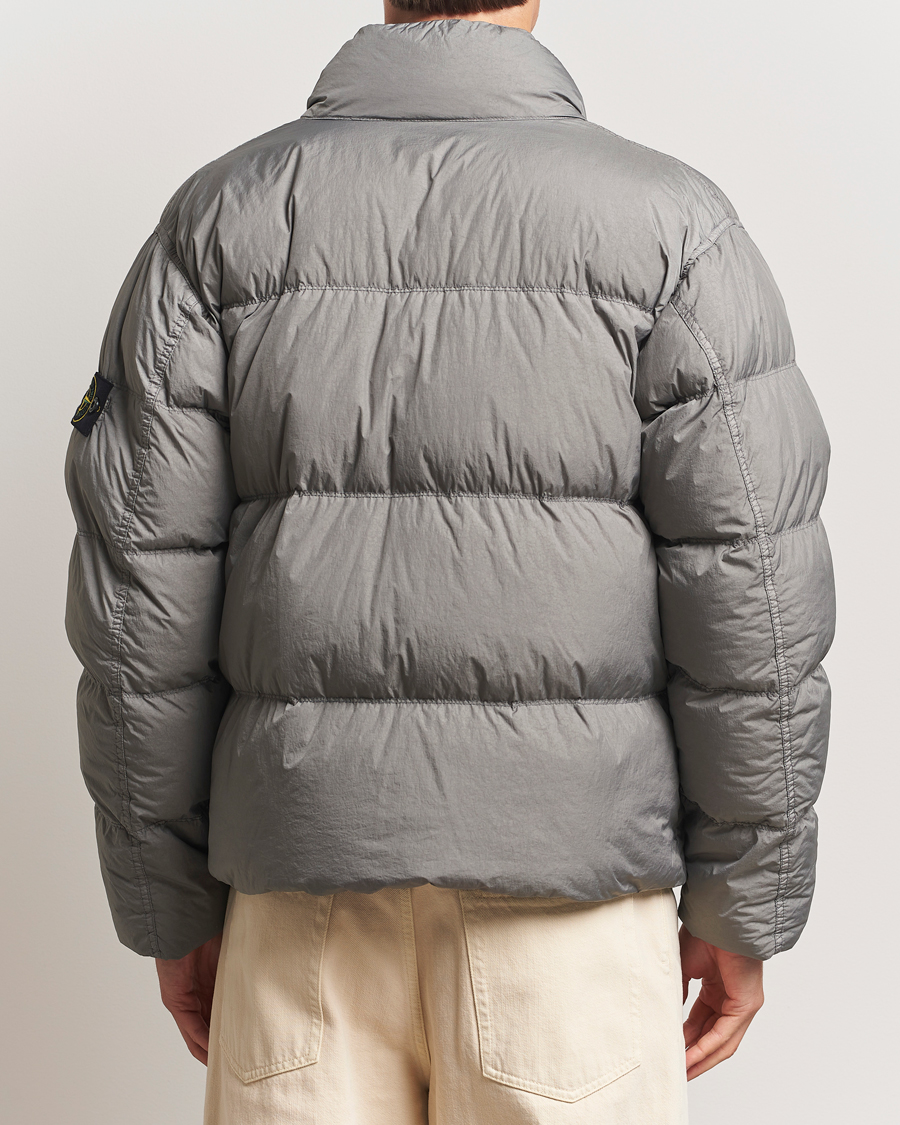Men | Coats & Jackets | Stone Island | Crinkle Reps Down Jacket Cement