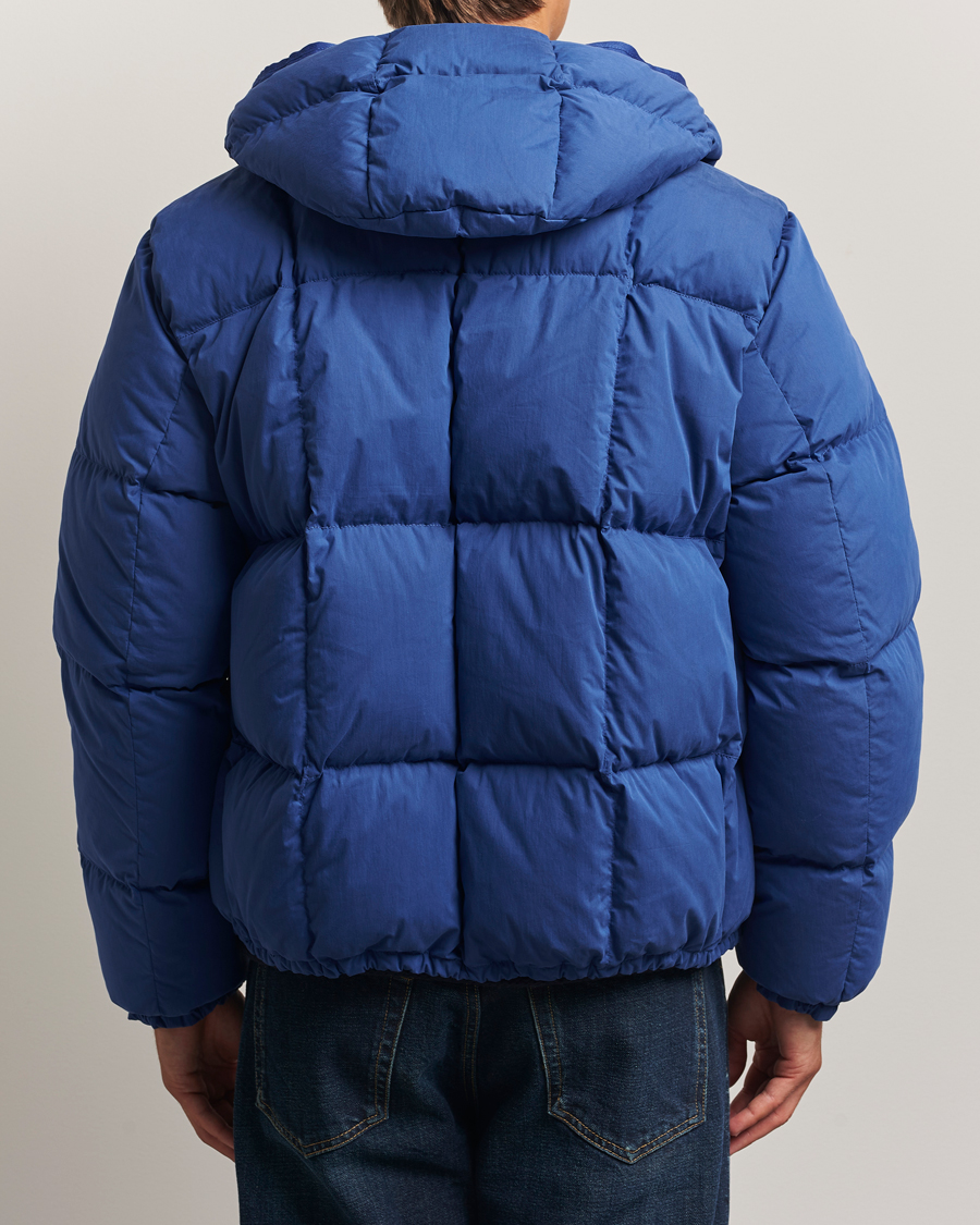Men | Coats & Jackets | Stone Island | Marina Cotton/Nylon Tela Down Jacket Bright Blue