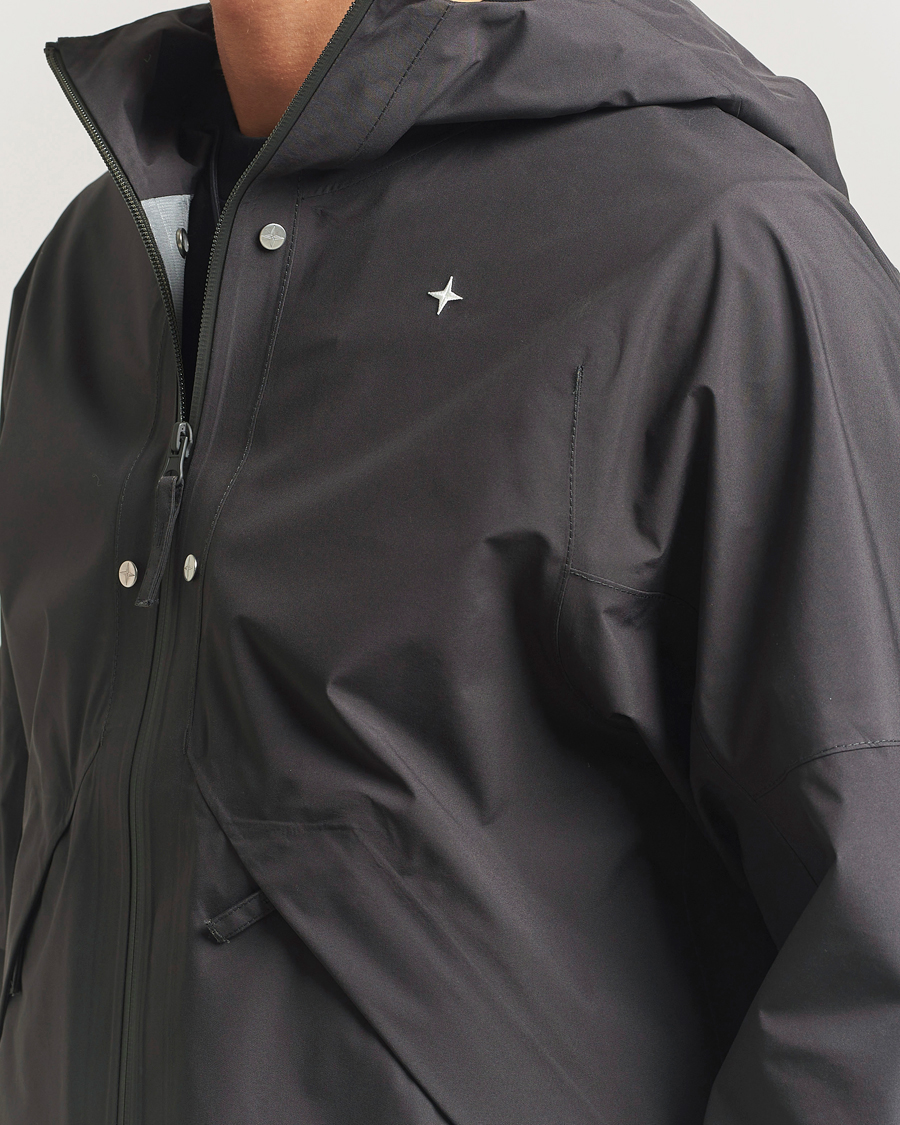 Stone Island Stellina 3L Gore-Tex Hooded Jacket Lead Grey at