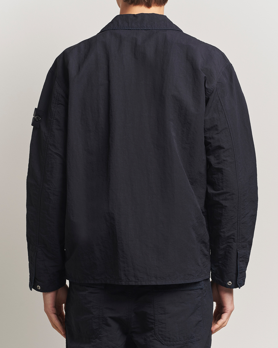 Stone Island Naslan TC Corrosion Treatment Overshirt Black at