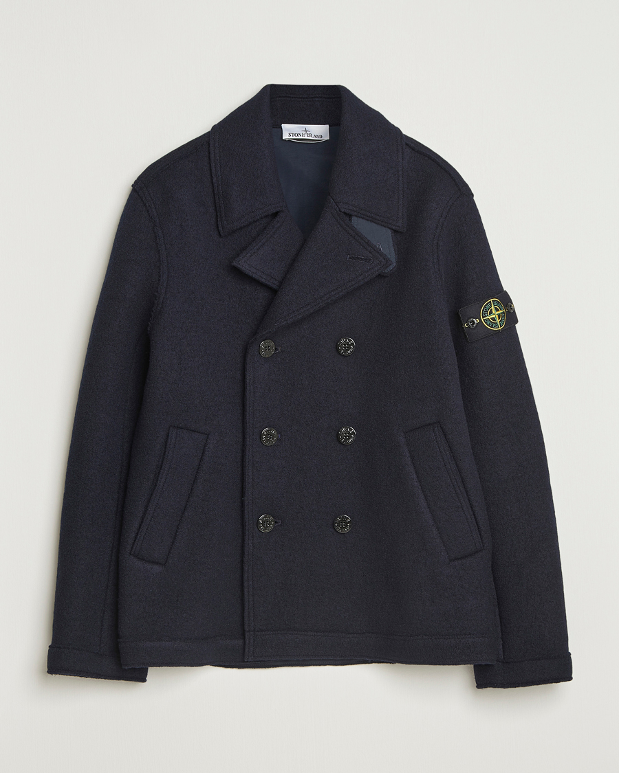 STONE ISLAND 90s WOOL PEA COAT
