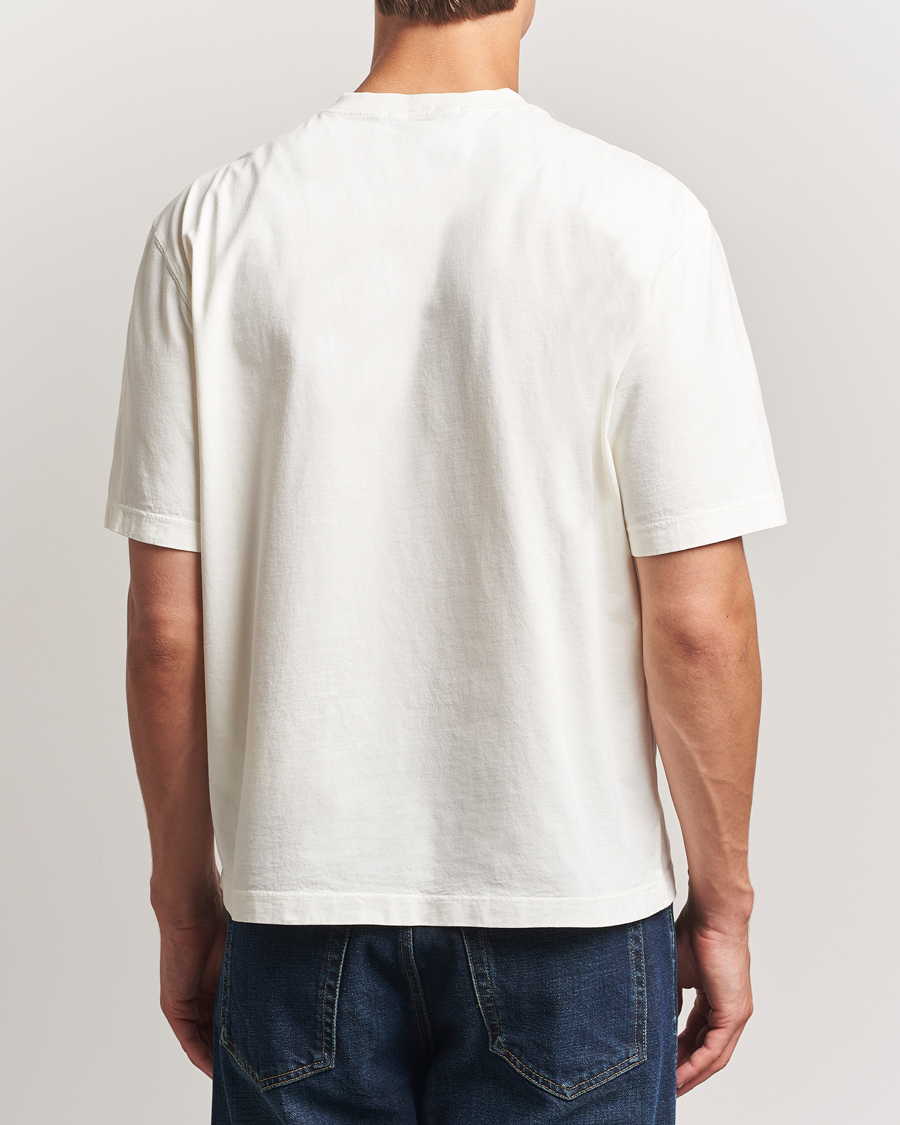 Men | T-Shirts | Stone Island | Combed Organic Cotton T-Shirt Ivory