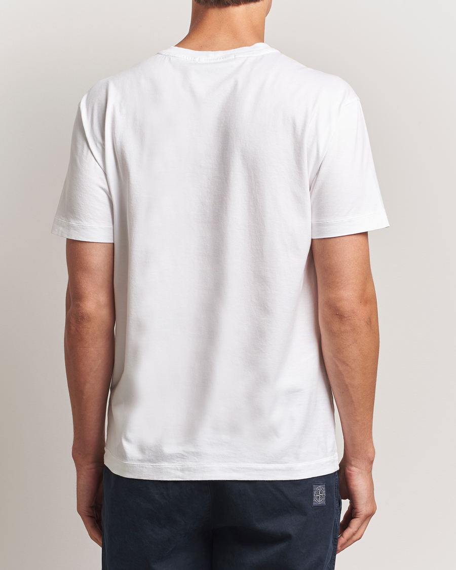 Men | T-Shirts | Stone Island | Garment Dyed Cotton Jersey T-Shirt White