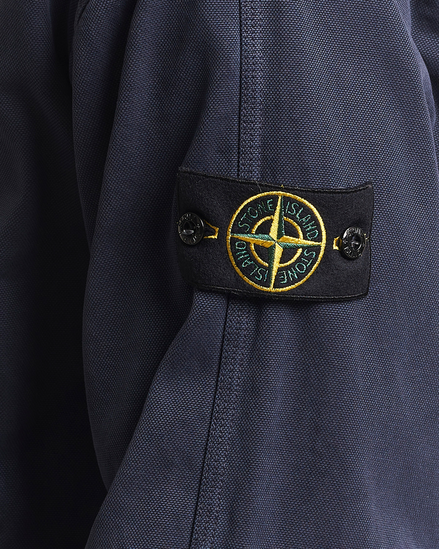 Men | Coats & Jackets | Stone Island | Organic Panama Cotton Track Jacket Ink