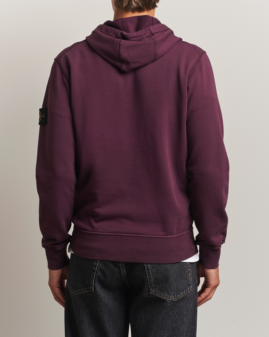 Men | Sweaters & Knitwear | Stone Island | Garment Dyed Fleece Hood Amaranth