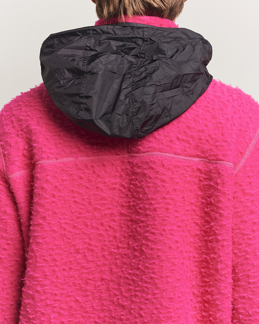 Men | Sweaters & Knitwear | Stone Island | Marina Ratteen Wool Half-Zip Fuxia