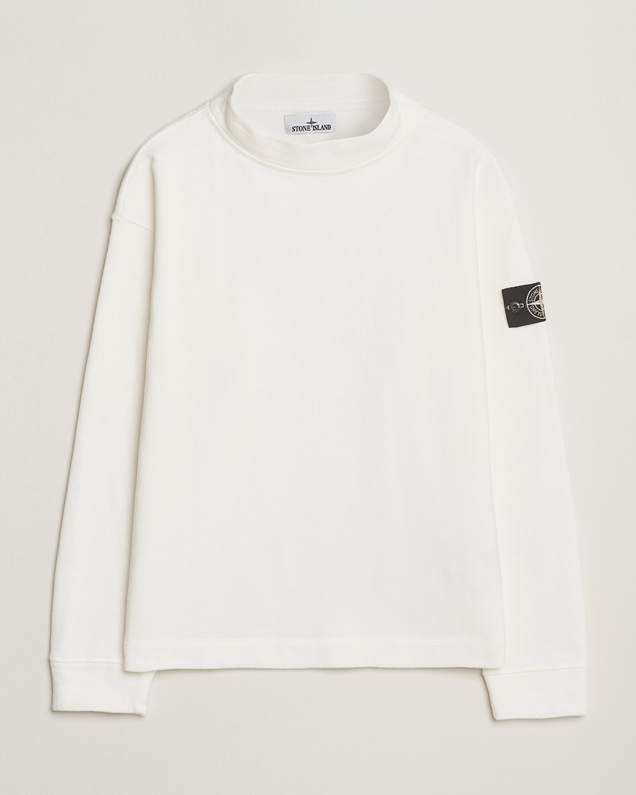Men | Sweaters & Knitwear | Stone Island | RAW Knitted Cotton Crew Neck Natural