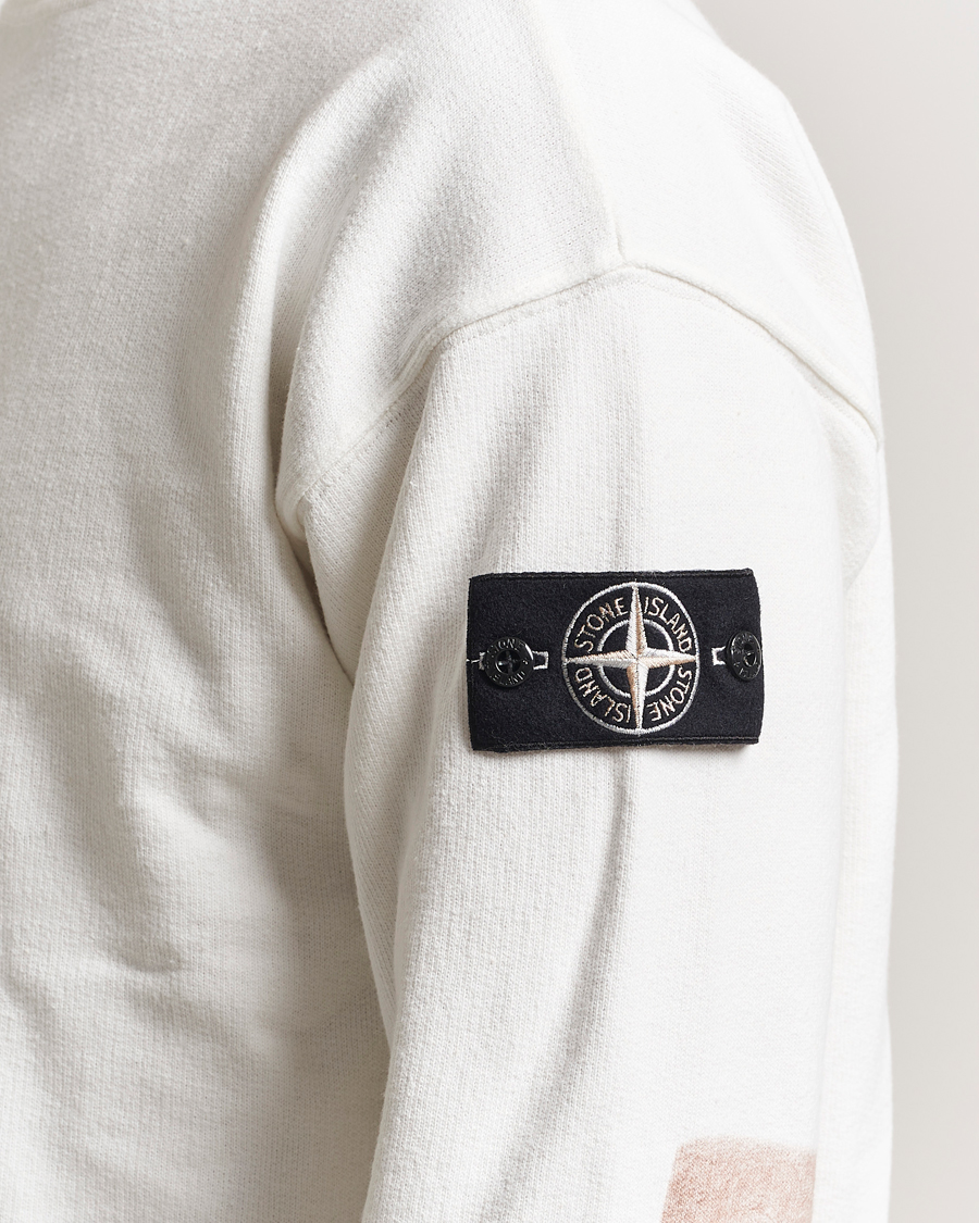 Men | Sweaters & Knitwear | Stone Island | RAW Knitted Cotton Crew Neck Natural