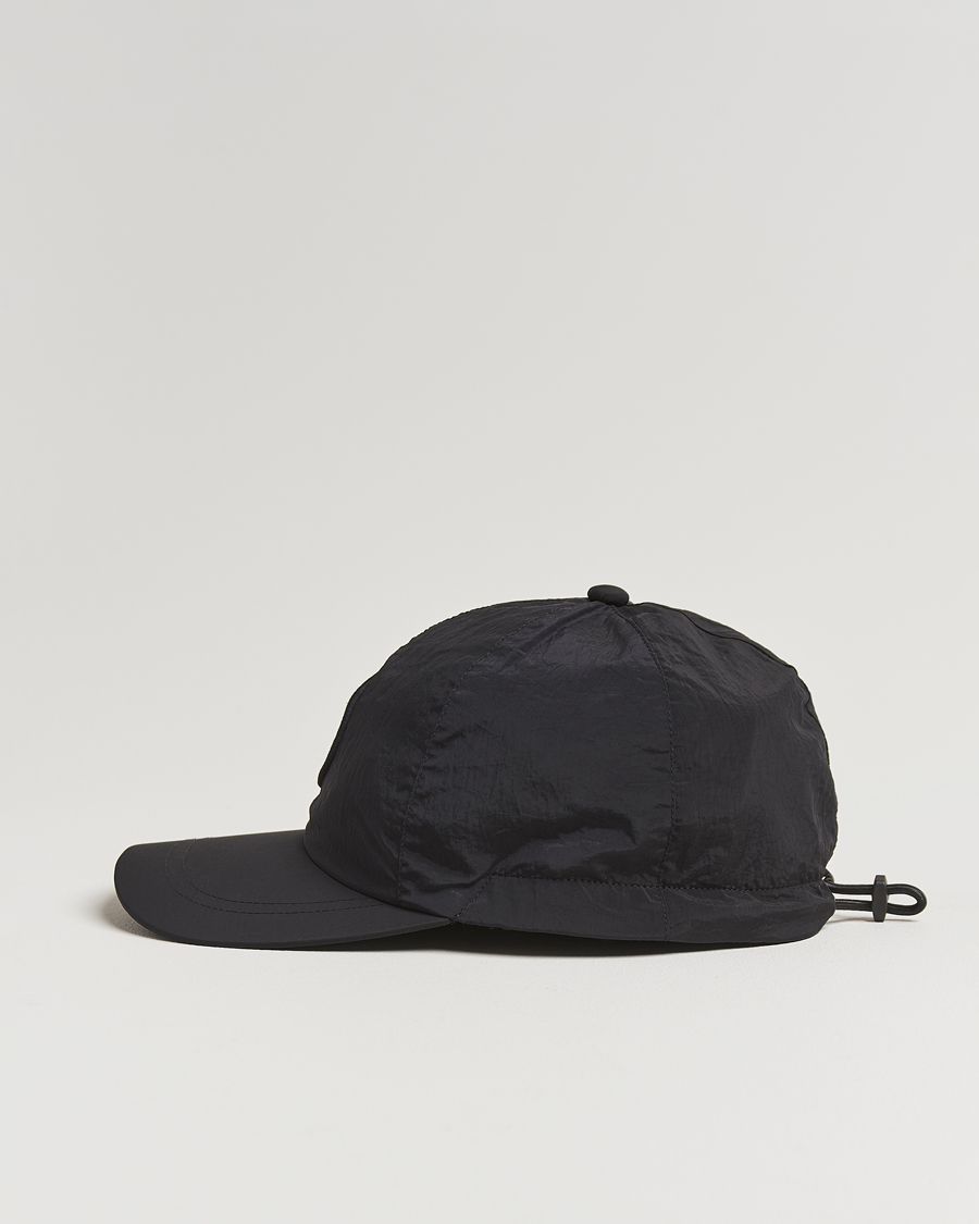 帽子 STONE  CAP BLACK NYLON L Stone Island Men's' Logo Embroidery Baseball Cap in Black