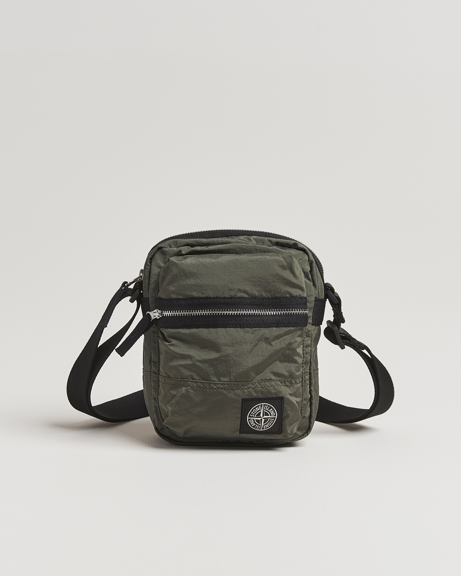 Men | Stone Island Nylon Metal Shoulder Pouch Musk | Stone Island | Nylon Metal Shoulder Pouch Musk