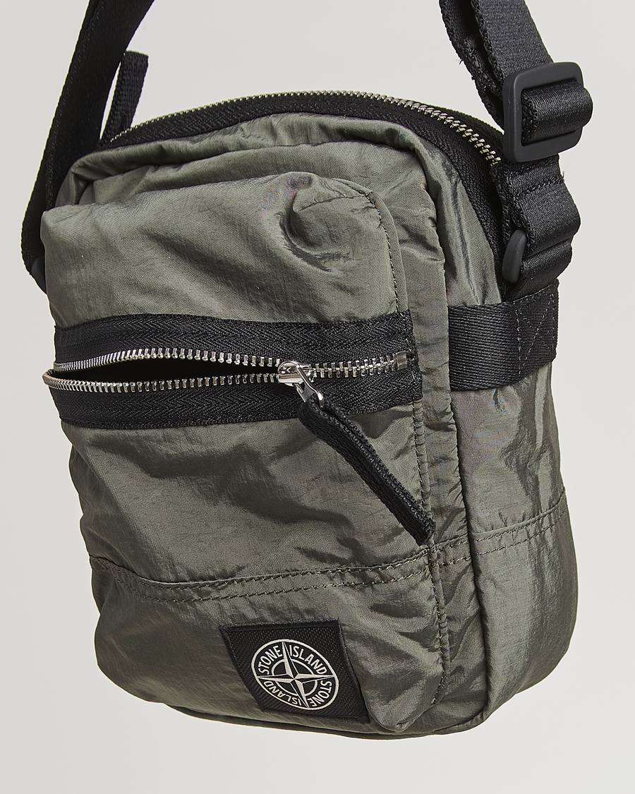 Stone Island Nylon Metal Shoulder Pouch Musk at CareOfCarl.com