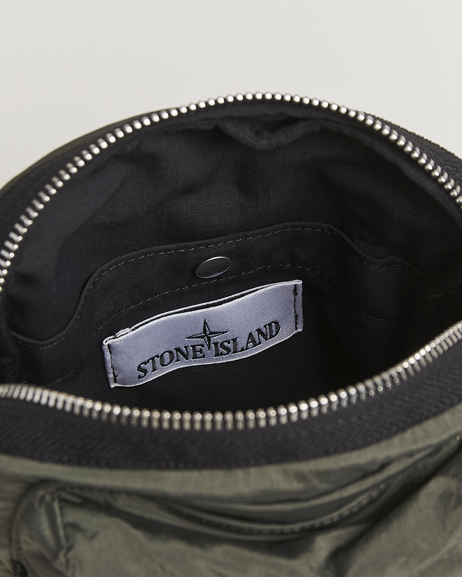 Men | Stone Island Nylon Metal Shoulder Pouch Musk | Stone Island | Nylon Metal Shoulder Pouch Musk