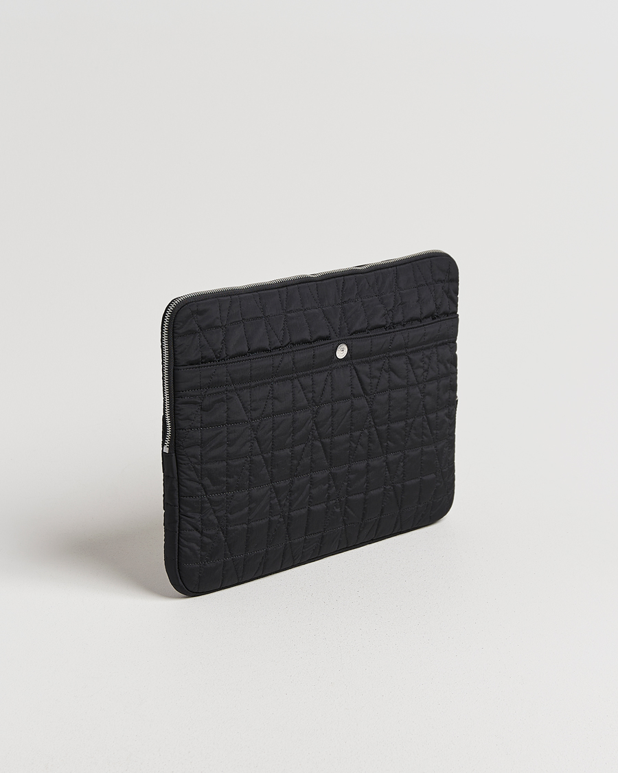 Men | Bags | Stone Island | Quilted Nylon Metal Laptop Case Black