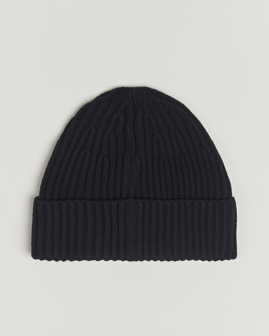 Men | Stone Island Full Rib Wool Hat Navy Blue | Stone Island | Full Rib Wool Hat Navy Blue