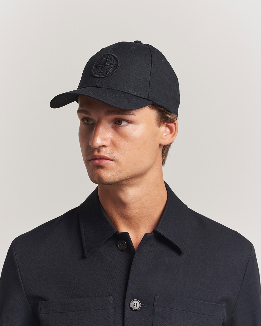 Men | Hats & Caps | Stone Island | Stone IslandClassic Cotton Logo CapBlack