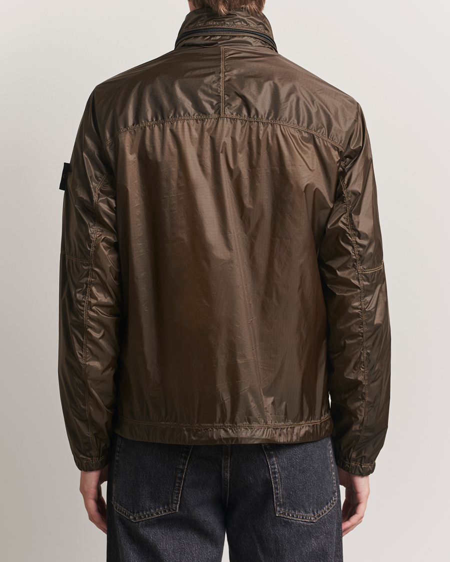 Stone Island Ripstop Light Nylon Jacket Military Green at