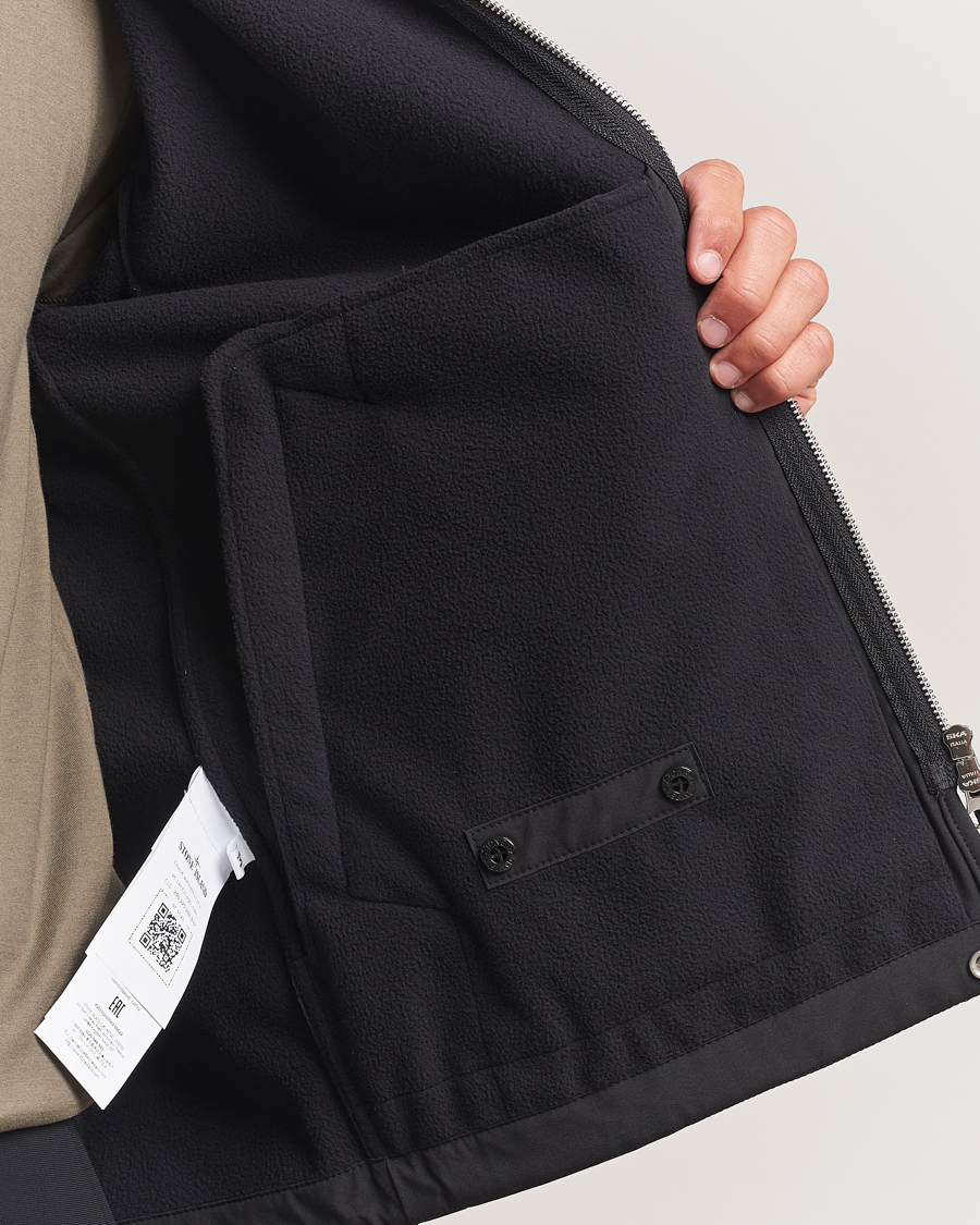 Men | Coats & Jackets | Stone Island | Soft Shell Shirt Jacket Black