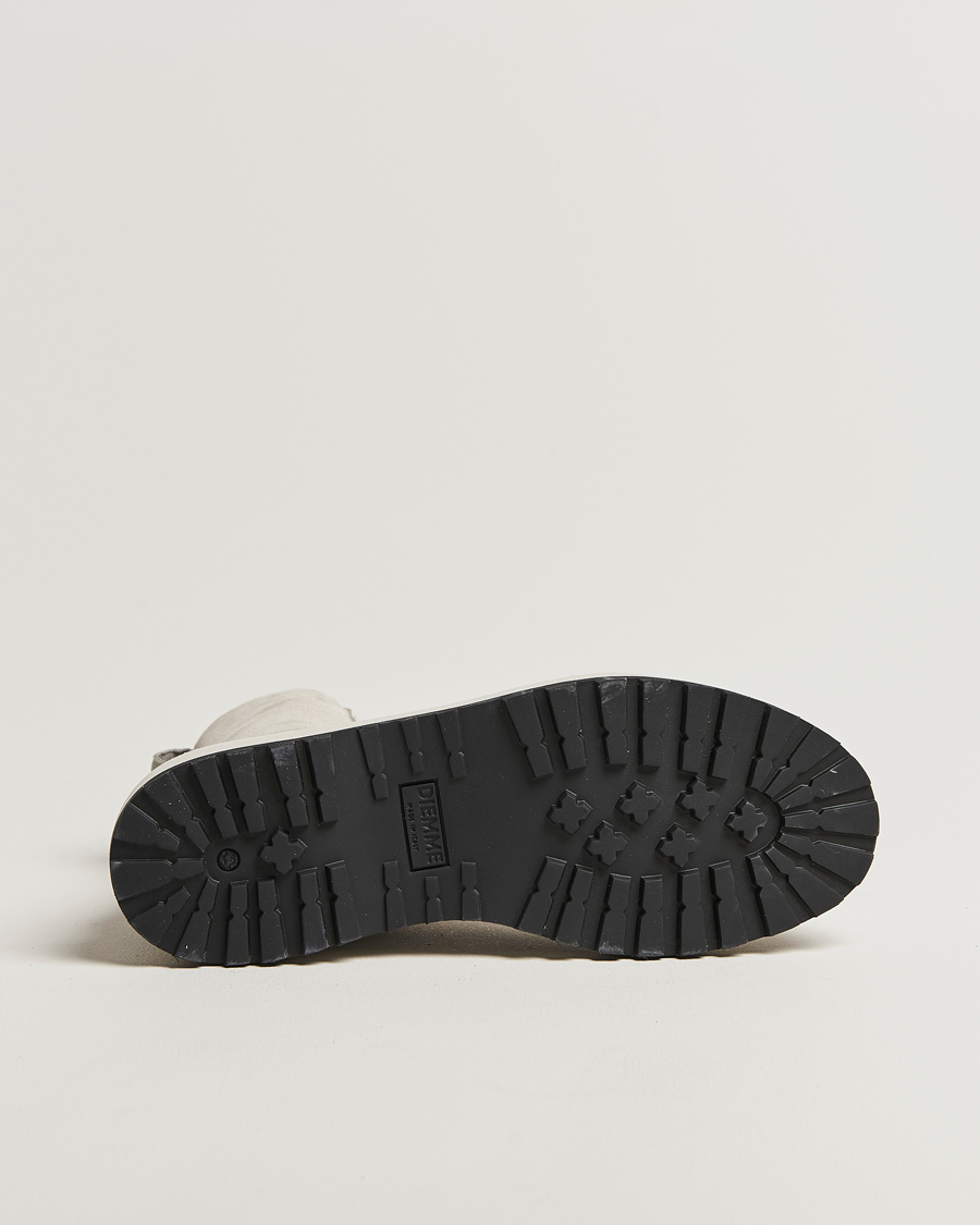 Stone Island Suede Hiking Boots Pearl Grey at CareOfCarl.com