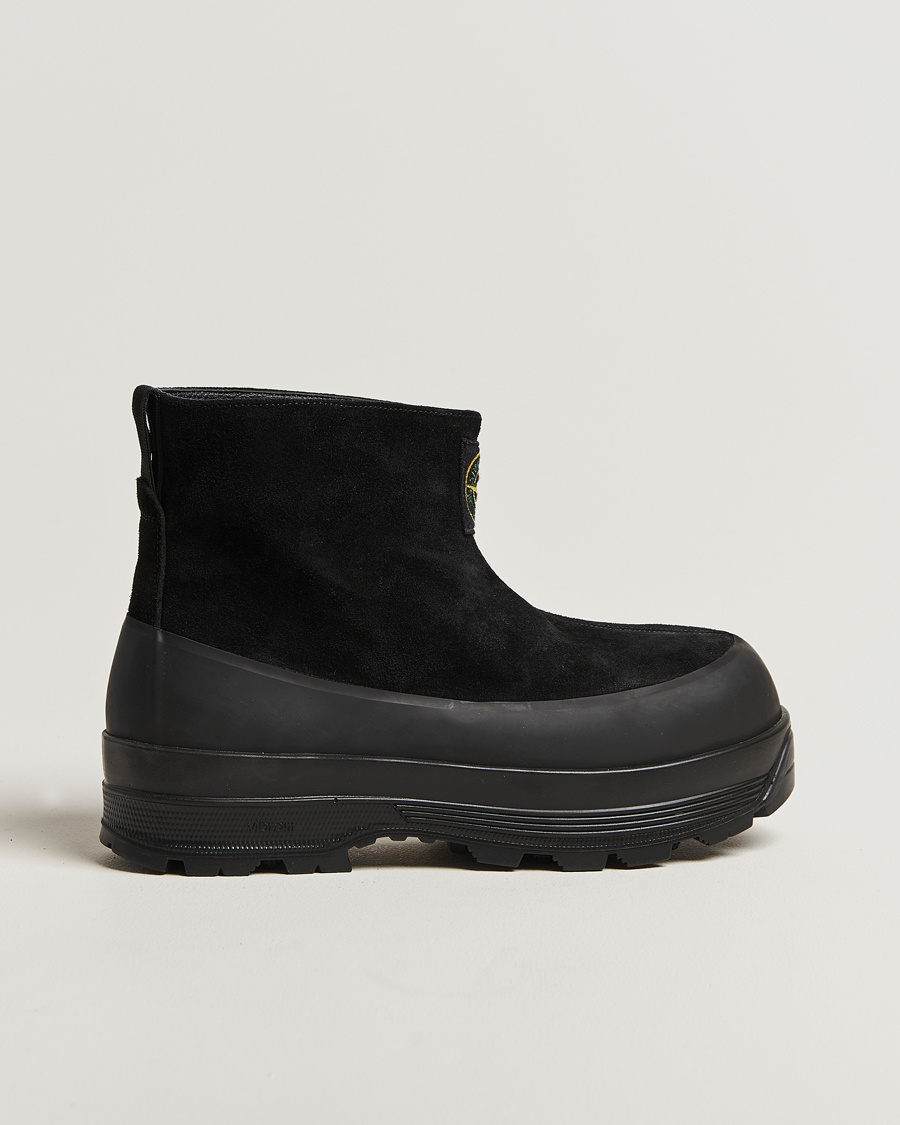 Men | Boots | Stone Island | Suede Boots Black