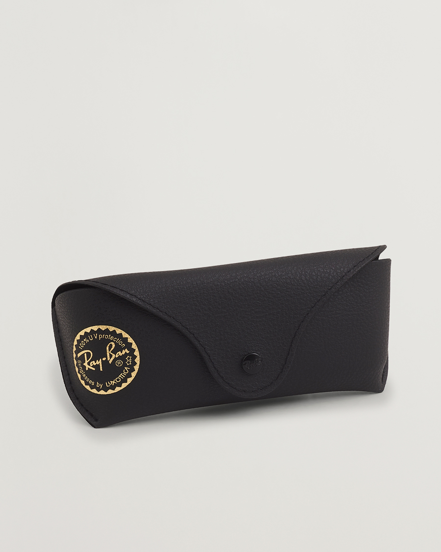 Men | Sunglasses | Ray-Ban | Original Wayfarer Polarized Sunglasses Black/Green