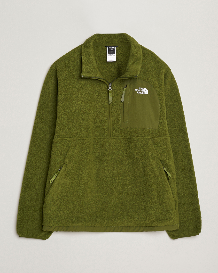Men | Sweaters & Knitwear | The North Face | Yumiori Half Zip Fleece Military