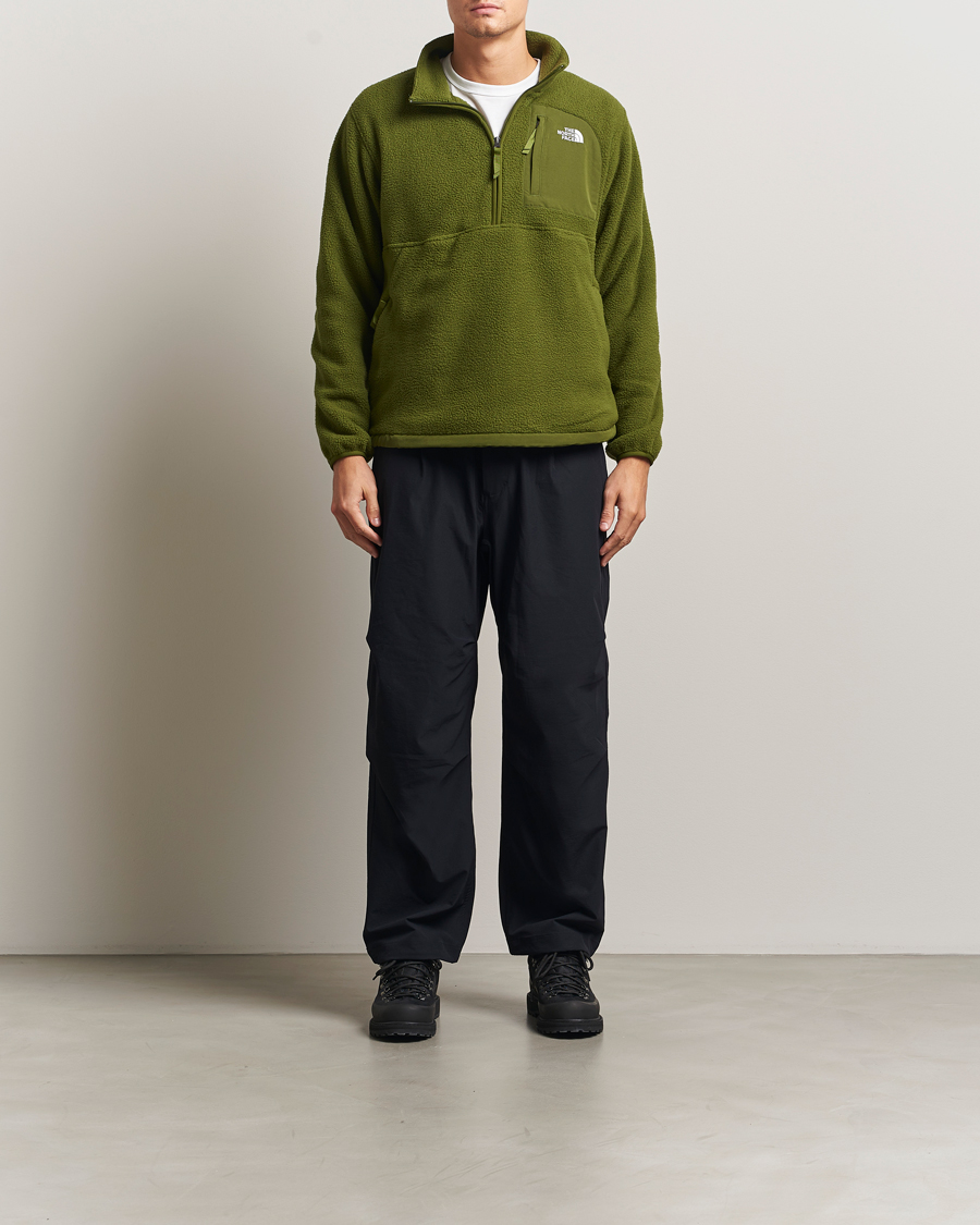 Men | Sweaters & Knitwear | The North Face | Yumiori Half Zip Fleece Military