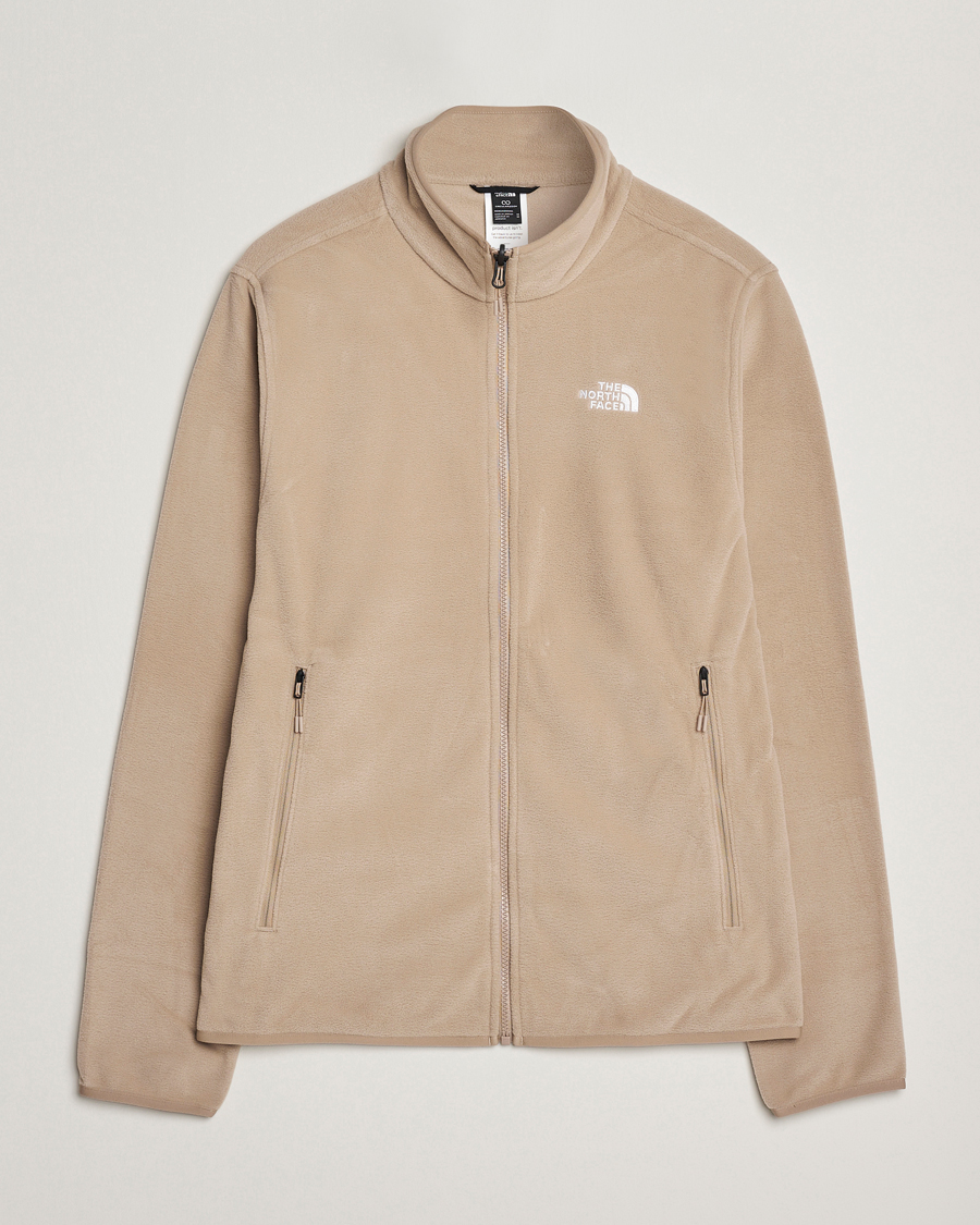 Men | Sweaters & Knitwear | The North Face | Glacier Fleece Full Zip Beige