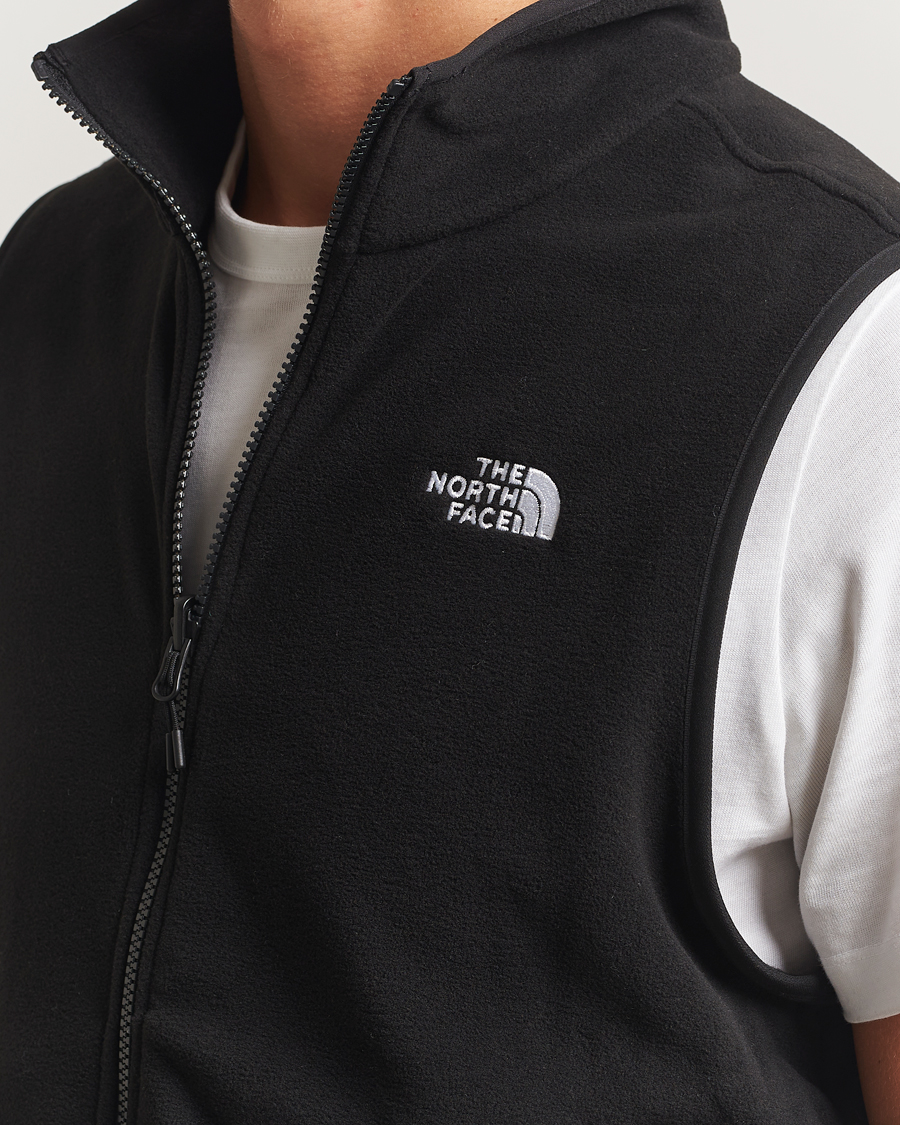 The North Face Glacier Fleece Vest Black at CareOfCarl.com