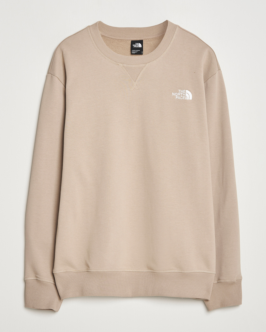 Men | Sweaters & Knitwear | The North Face | Essential Lite Crew Neck Beige