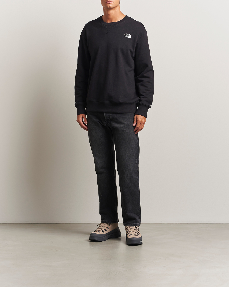 Men | Sweaters & Knitwear | The North Face | Essential Lite Crew Neck Black