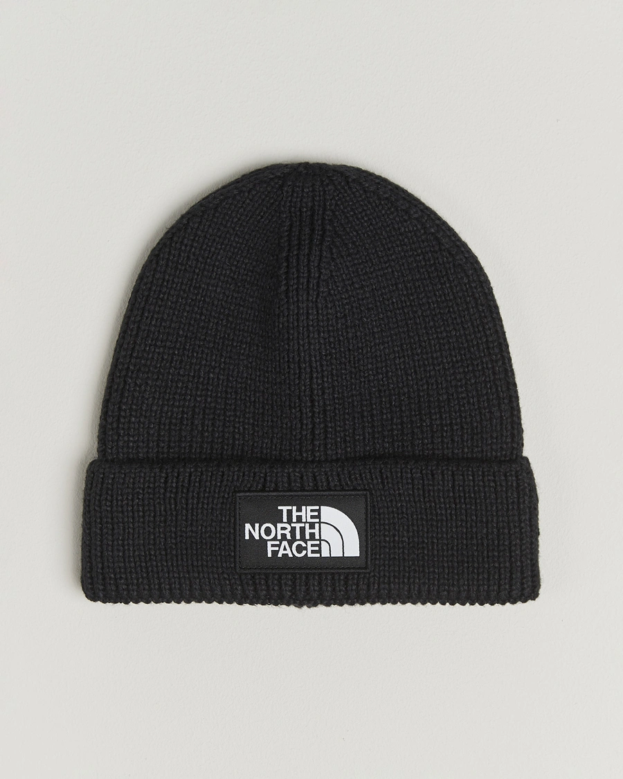 Men | The North Face Logo Box Cuffed Beanie Black | The North Face | Logo Box Cuffed Beanie Black