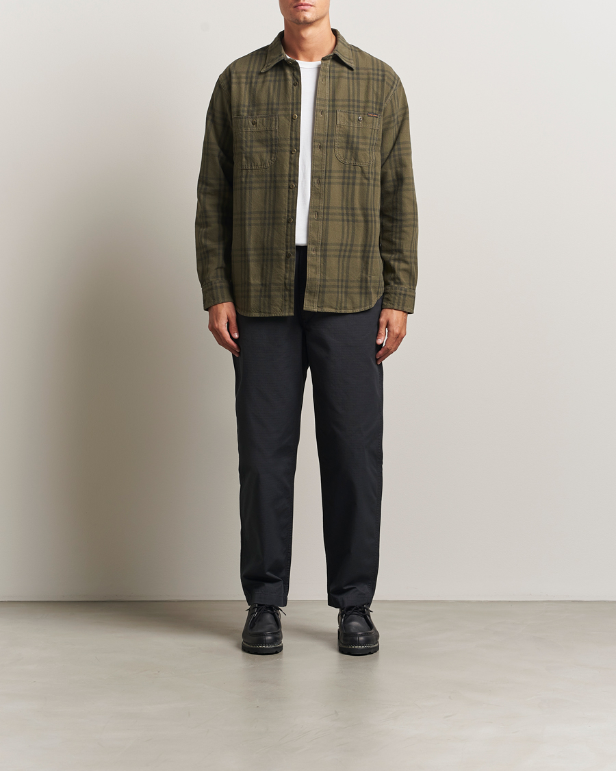 Men | Trousers | orSlow | New Yorker Pants Black