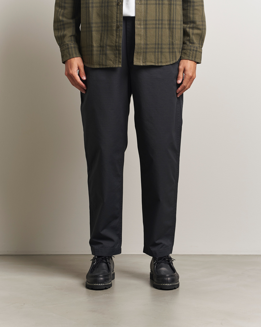 Men | Trousers | orSlow | New Yorker Pants Black