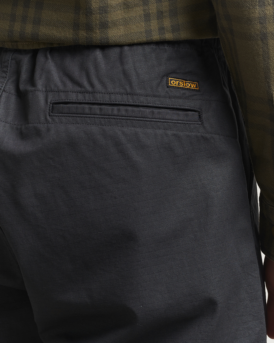 Men | Trousers | orSlow | New Yorker Pants Black