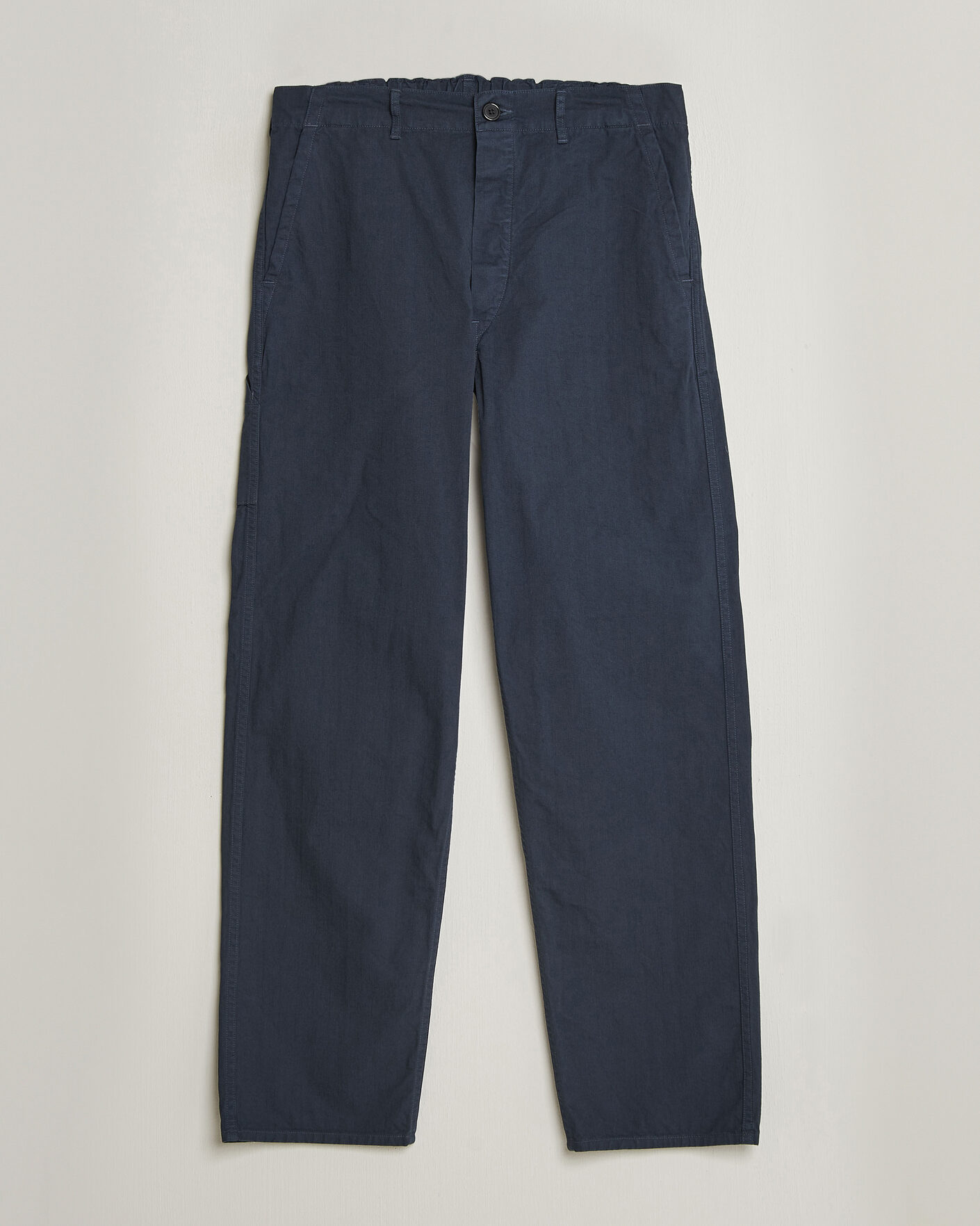 Men | Trousers | orSlow | French Work Pants Navy