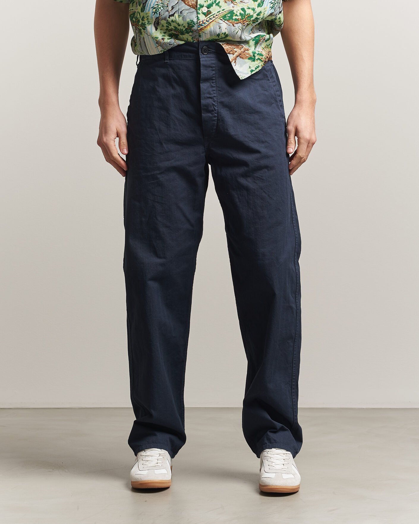 orSlow French Work Pants Navy at CareOfCarl.com