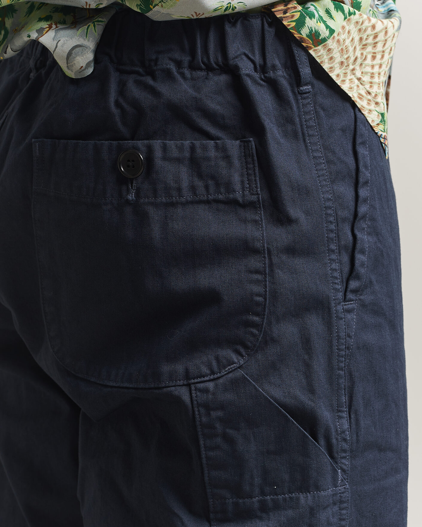 Men | Trousers | orSlow | French Work Pants Navy