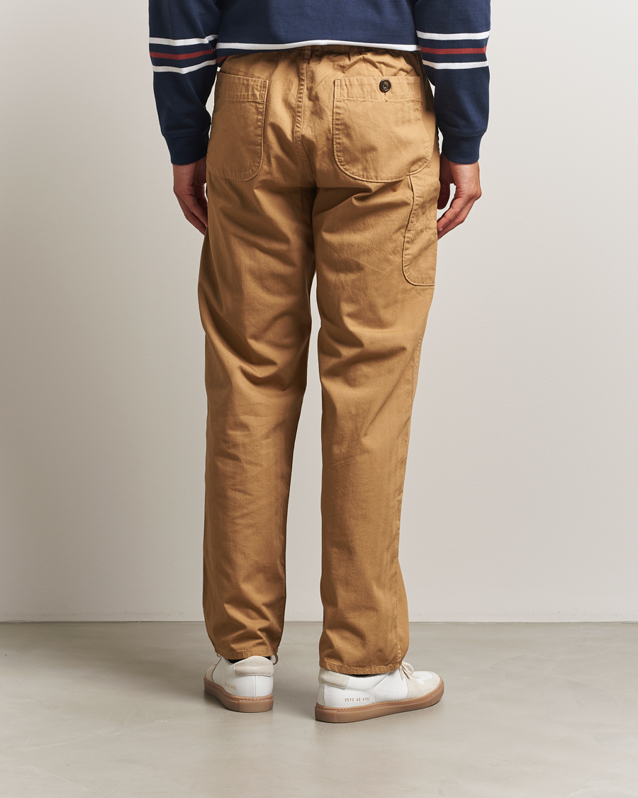 Men | Trousers | orSlow | French Work Pants Khaki