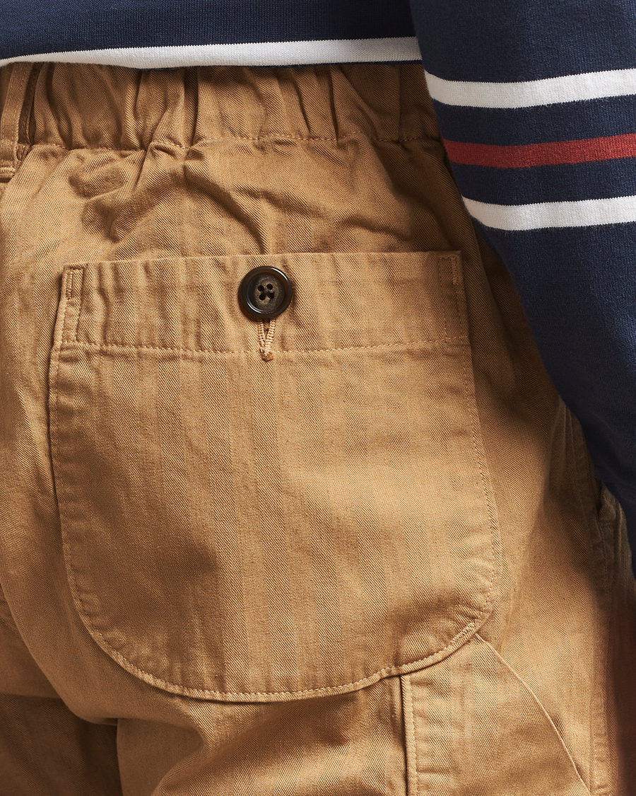 Men | Trousers | orSlow | French Work Pants Khaki
