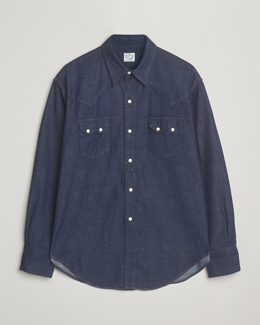 Men | Shirts | orSlow | Western Shirt One Wash