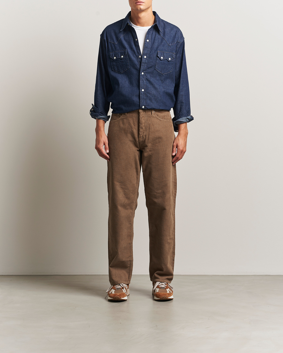 Men | Shirts | orSlow | Western Shirt One Wash