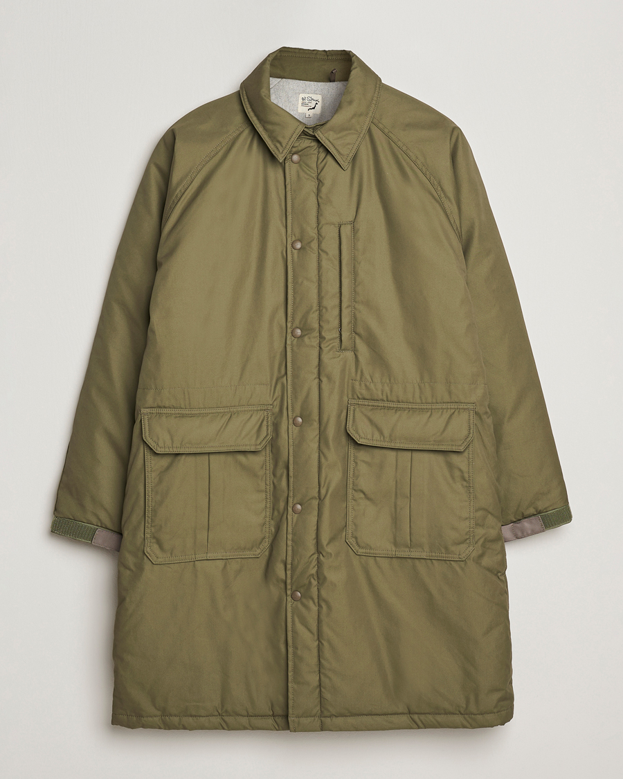 orSlow Padded Active Coat Army Green at CareOfCarl.com