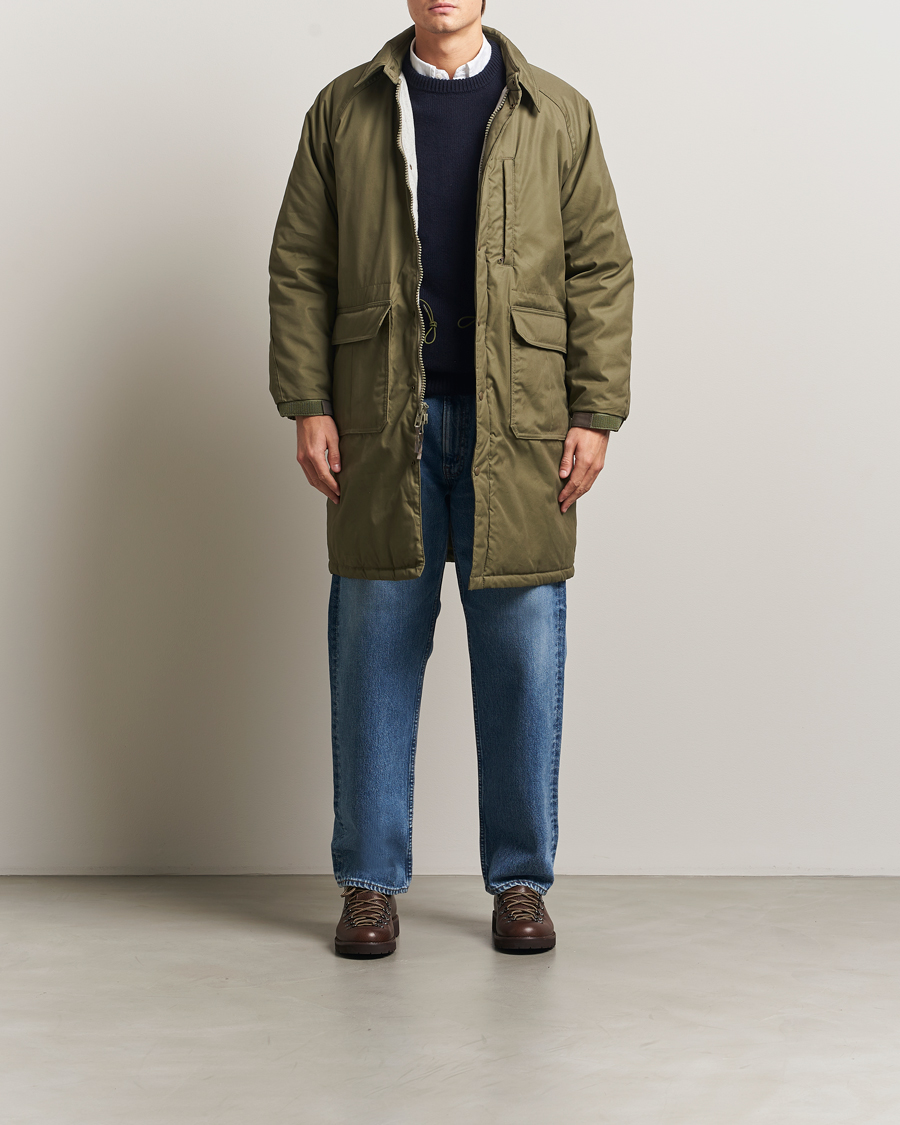 Men | Coats & Jackets | orSlow | Padded Active Coat Army Green