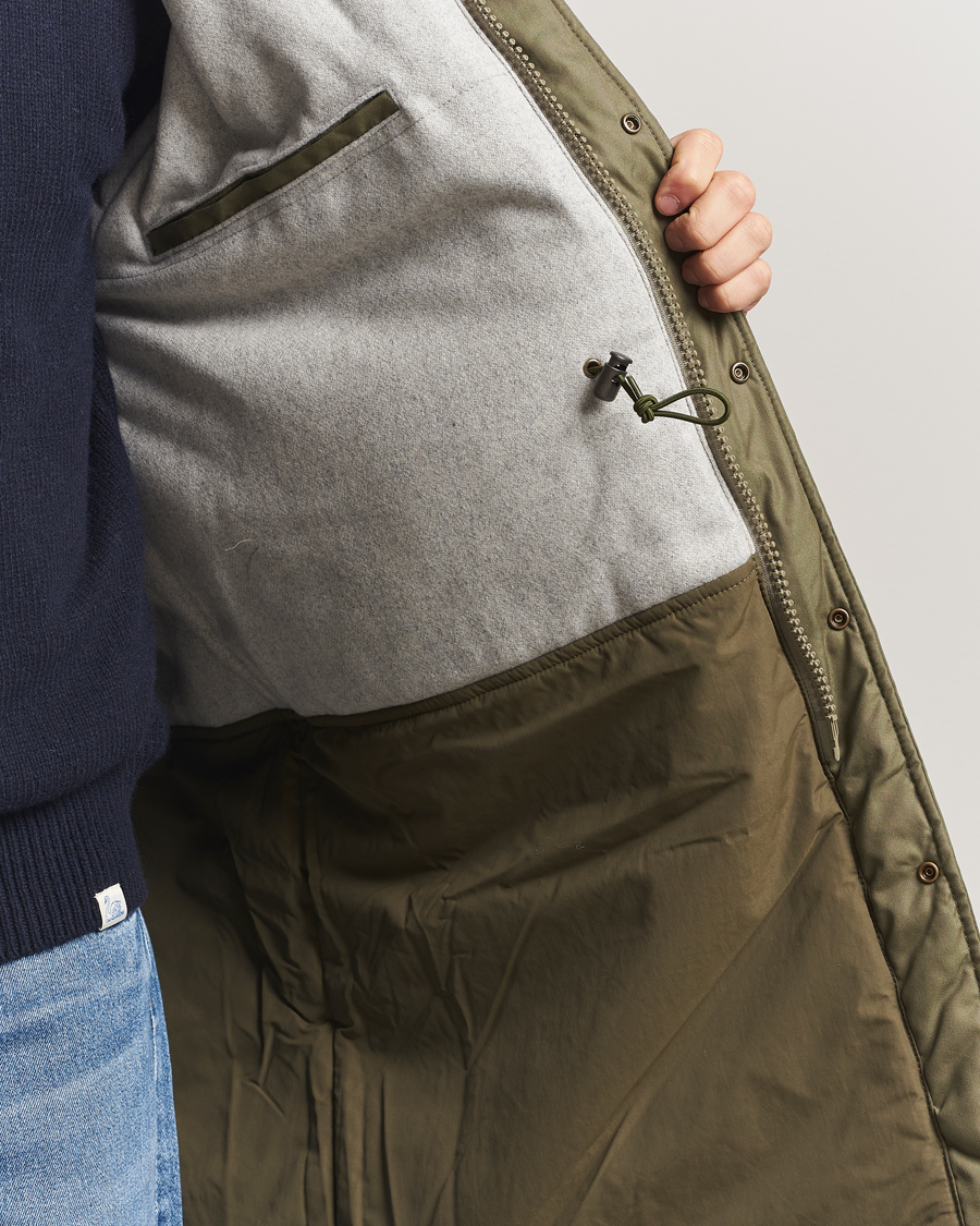orSlow Padded Active Coat Army Green at CareOfCarl.com